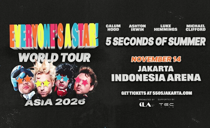 5 Seconds of Summer Siap Menggebrak Jakarta dengan Everyone’s A Star World Tour!