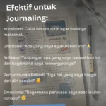Prompt Journaling untuk Kamu yang Masih Pemula: Cara Efektif untuk Meningkatkan Kualitas Hidup